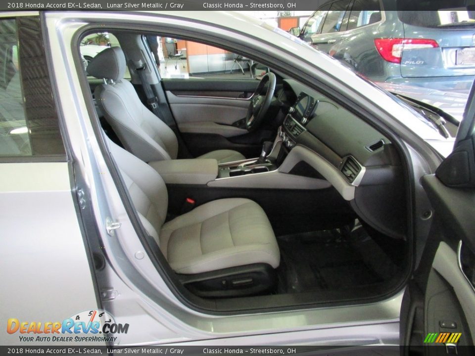 2018 Honda Accord EX-L Sedan Lunar Silver Metallic / Gray Photo #15