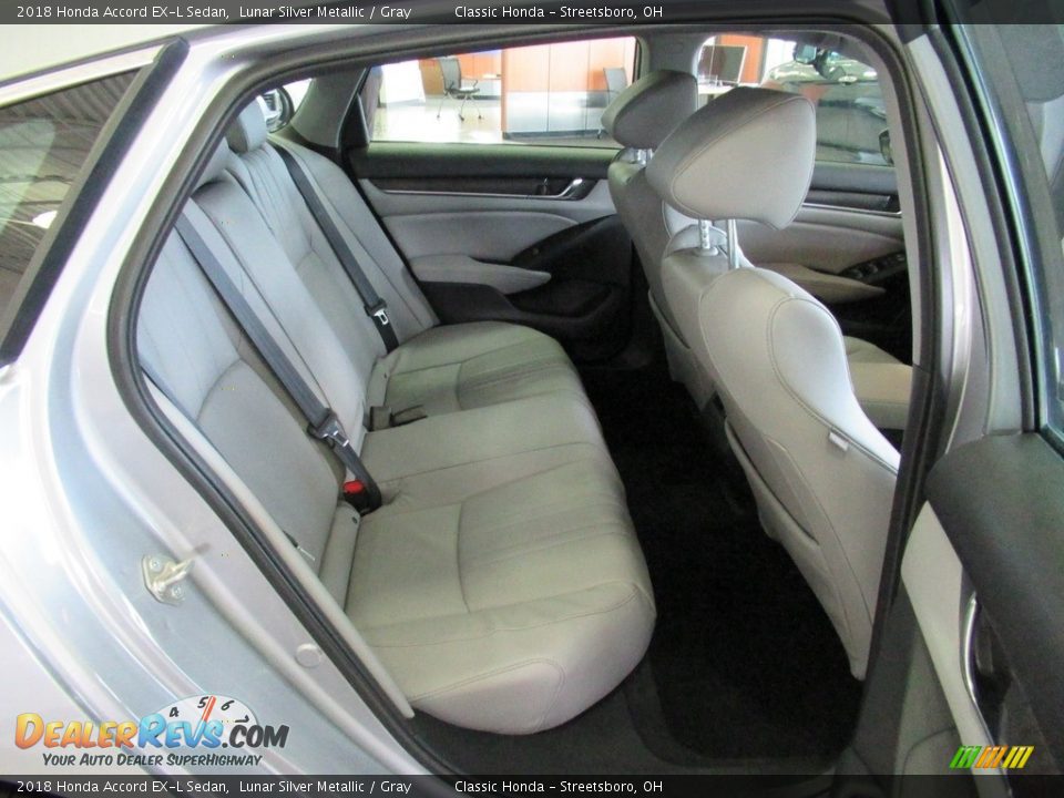 2018 Honda Accord EX-L Sedan Lunar Silver Metallic / Gray Photo #18