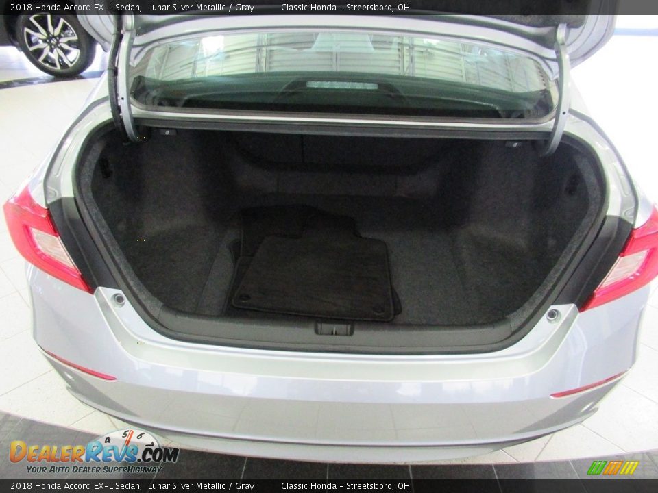 2018 Honda Accord EX-L Sedan Lunar Silver Metallic / Gray Photo #19