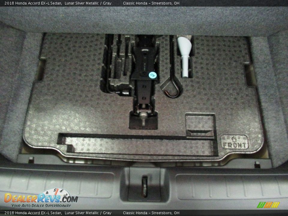 2018 Honda Accord EX-L Sedan Lunar Silver Metallic / Gray Photo #20