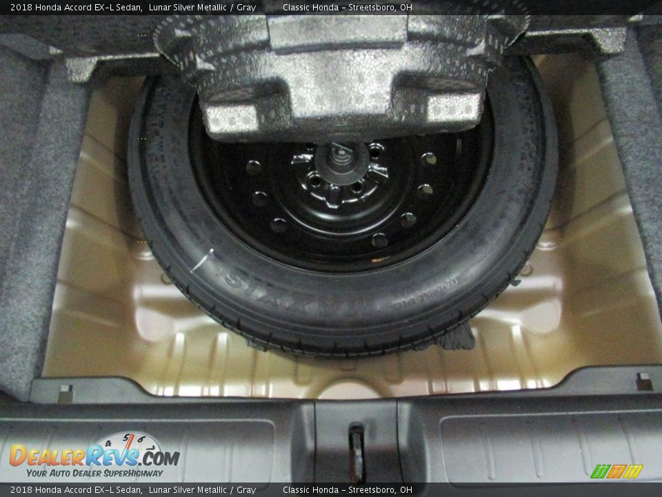 2018 Honda Accord EX-L Sedan Lunar Silver Metallic / Gray Photo #21
