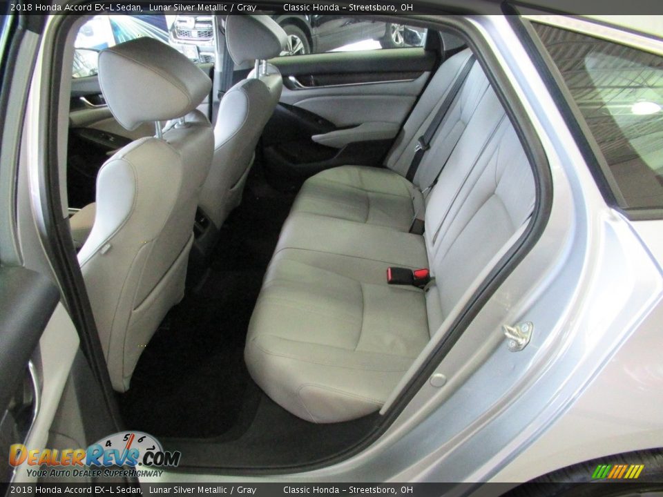2018 Honda Accord EX-L Sedan Lunar Silver Metallic / Gray Photo #23