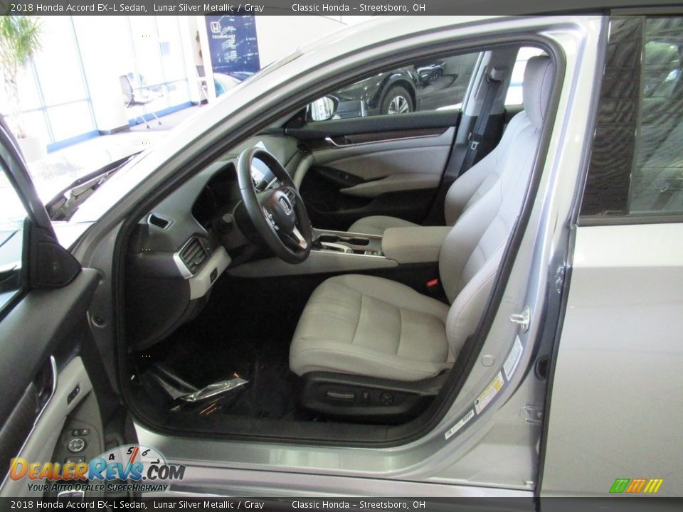 2018 Honda Accord EX-L Sedan Lunar Silver Metallic / Gray Photo #26