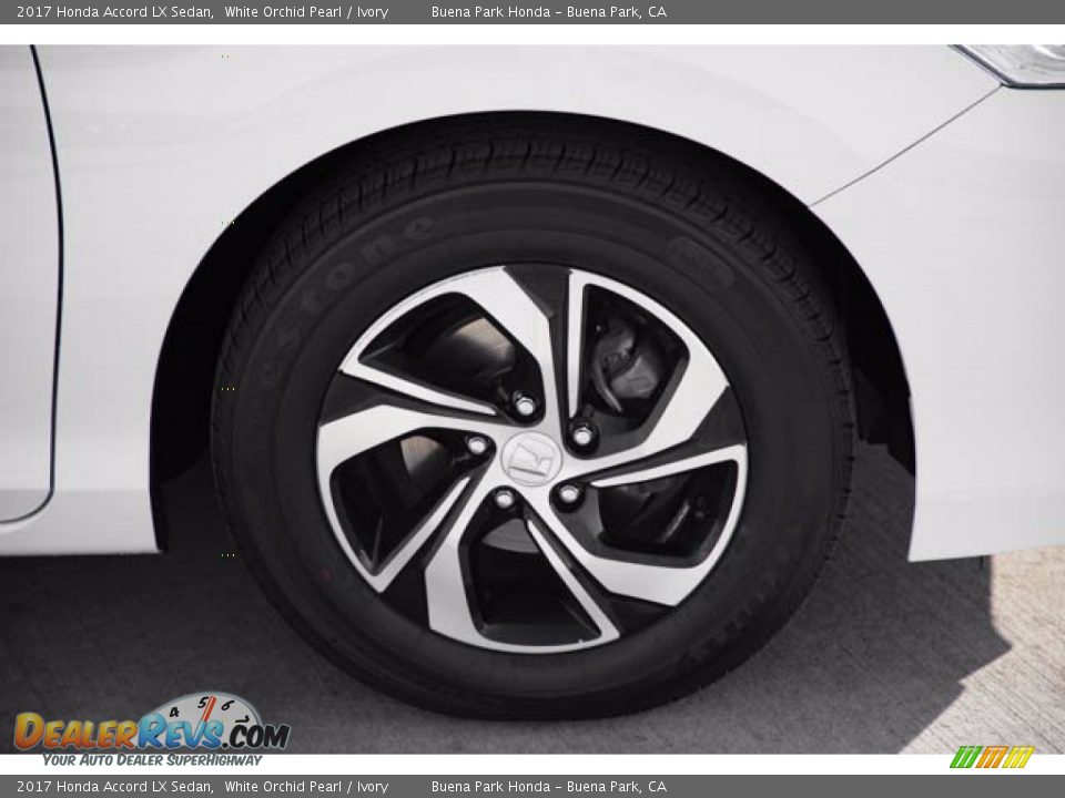 2017 Honda Accord LX Sedan White Orchid Pearl / Ivory Photo #34