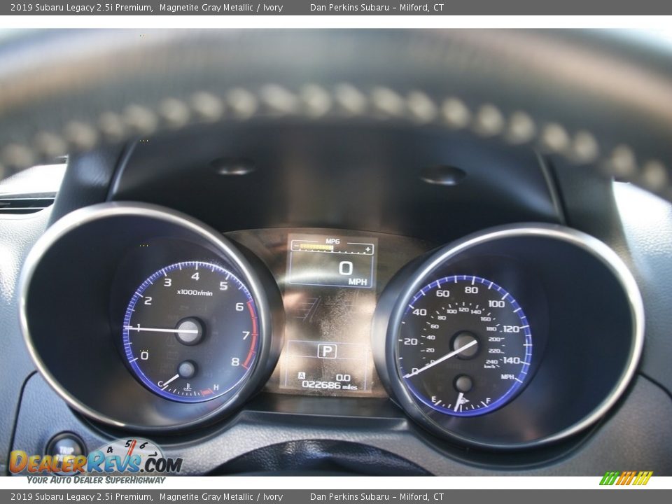 2019 Subaru Legacy 2.5i Premium Magnetite Gray Metallic / Ivory Photo #17