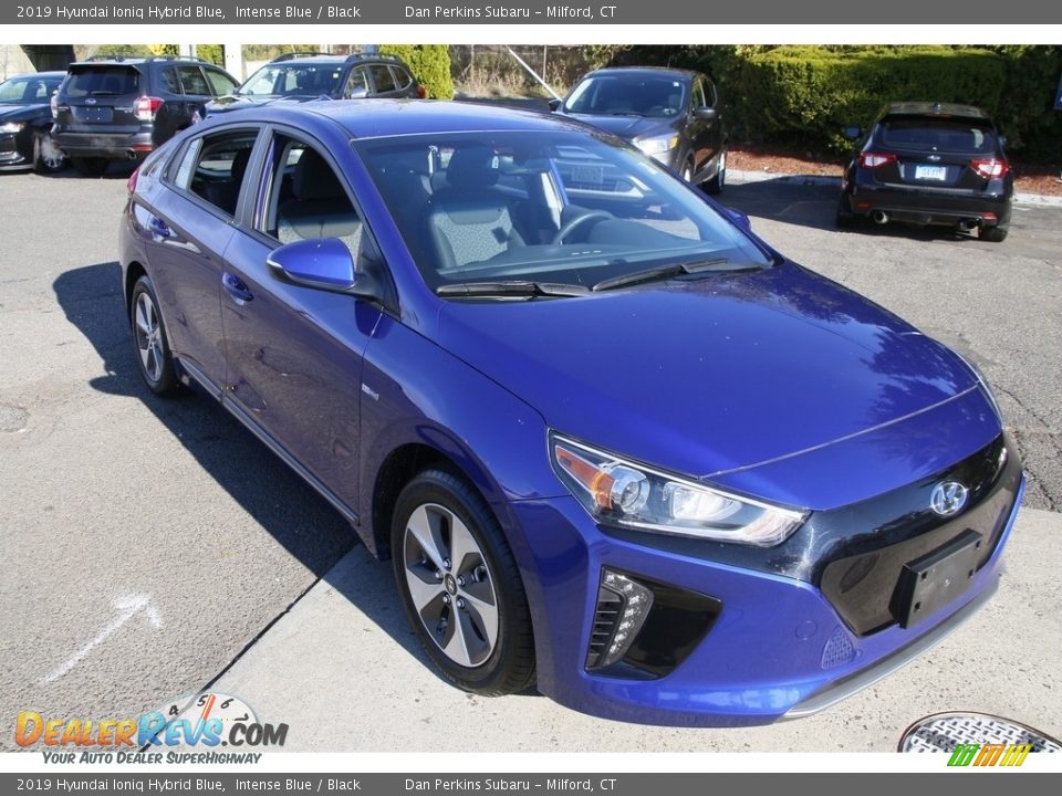 2019 Hyundai Ioniq Hybrid Blue Intense Blue / Black Photo #3