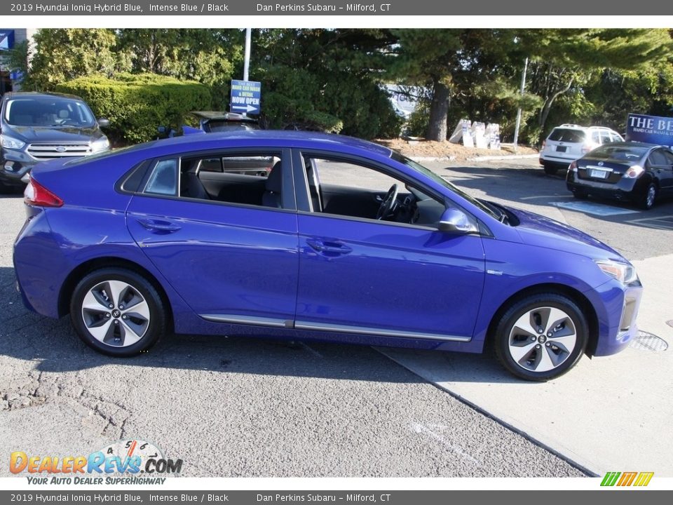 2019 Hyundai Ioniq Hybrid Blue Intense Blue / Black Photo #4