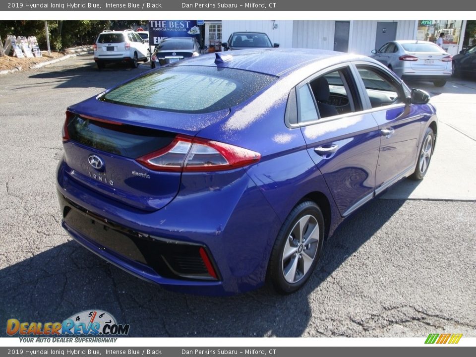 2019 Hyundai Ioniq Hybrid Blue Intense Blue / Black Photo #5