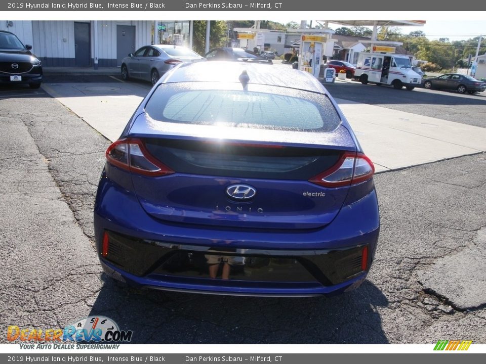 2019 Hyundai Ioniq Hybrid Blue Intense Blue / Black Photo #6