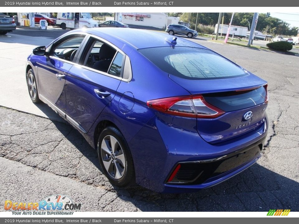 2019 Hyundai Ioniq Hybrid Blue Intense Blue / Black Photo #7