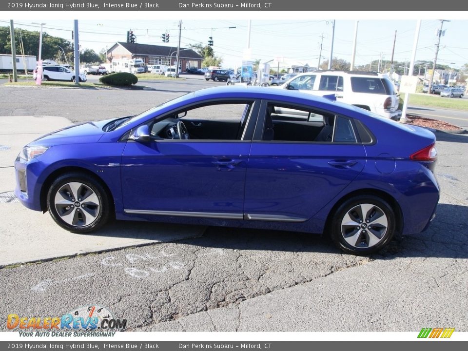 2019 Hyundai Ioniq Hybrid Blue Intense Blue / Black Photo #8
