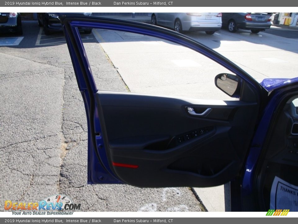 2019 Hyundai Ioniq Hybrid Blue Intense Blue / Black Photo #9