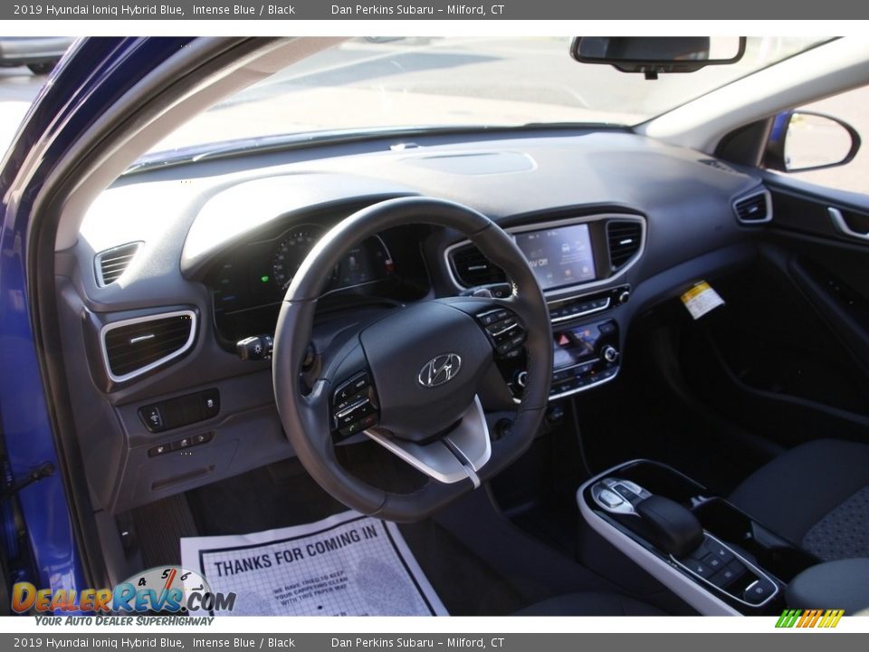 2019 Hyundai Ioniq Hybrid Blue Intense Blue / Black Photo #10