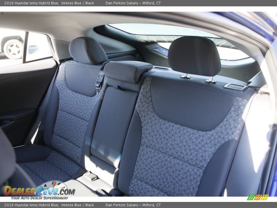 2019 Hyundai Ioniq Hybrid Blue Intense Blue / Black Photo #12