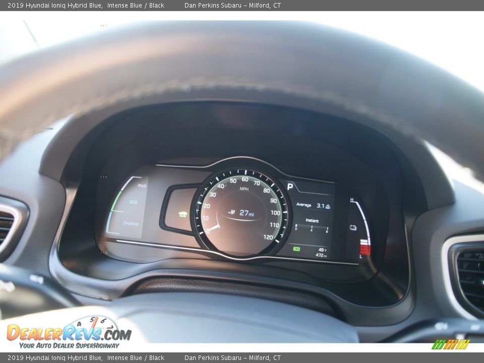 2019 Hyundai Ioniq Hybrid Blue Intense Blue / Black Photo #17