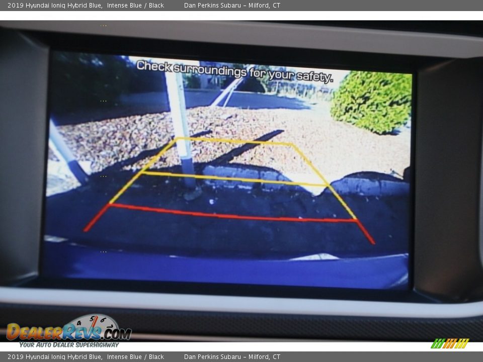 2019 Hyundai Ioniq Hybrid Blue Intense Blue / Black Photo #19