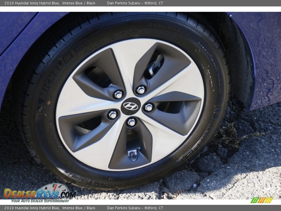 2019 Hyundai Ioniq Hybrid Blue Intense Blue / Black Photo #24