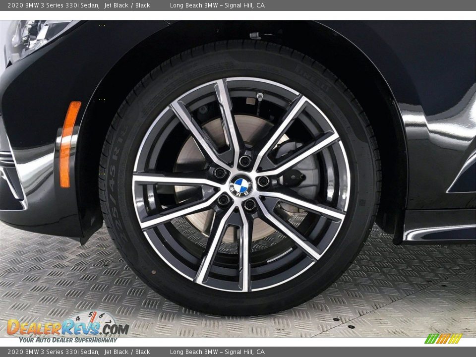 2020 BMW 3 Series 330i Sedan Jet Black / Black Photo #8