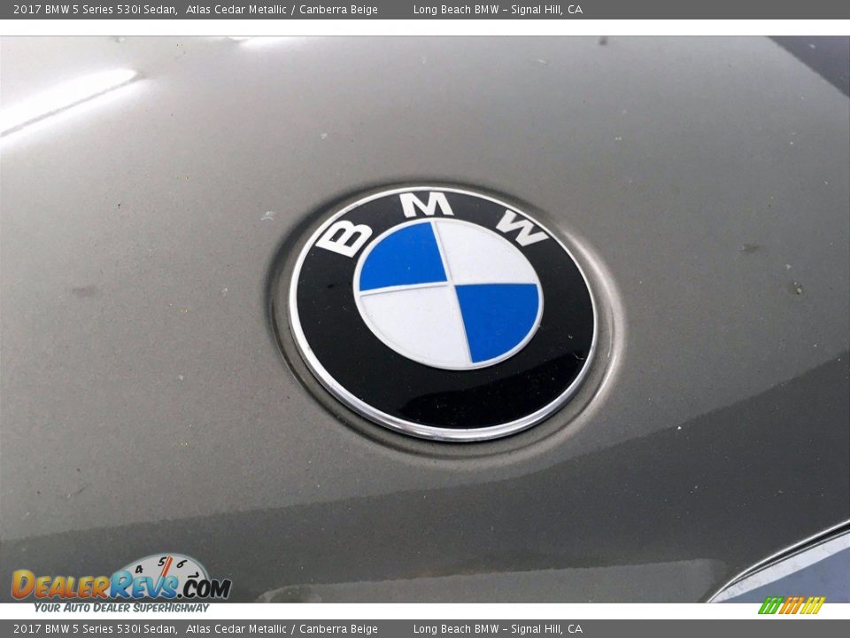 2017 BMW 5 Series 530i Sedan Atlas Cedar Metallic / Canberra Beige Photo #33