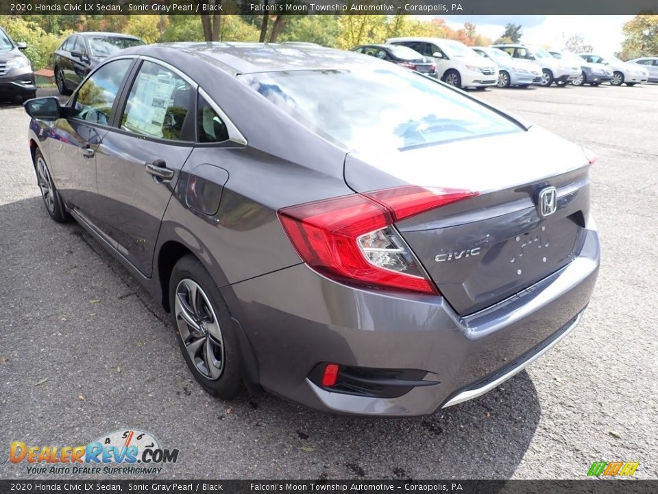 2020 Honda Civic LX Sedan Sonic Gray Pearl / Black Photo #4