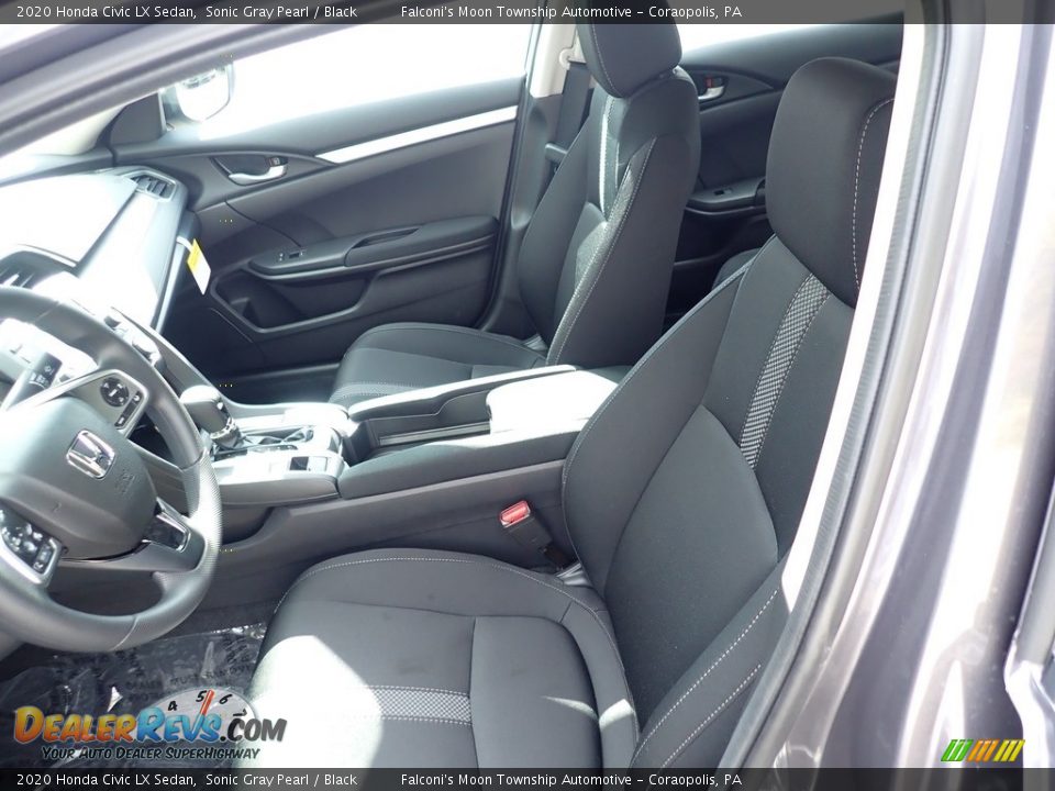2020 Honda Civic LX Sedan Sonic Gray Pearl / Black Photo #10