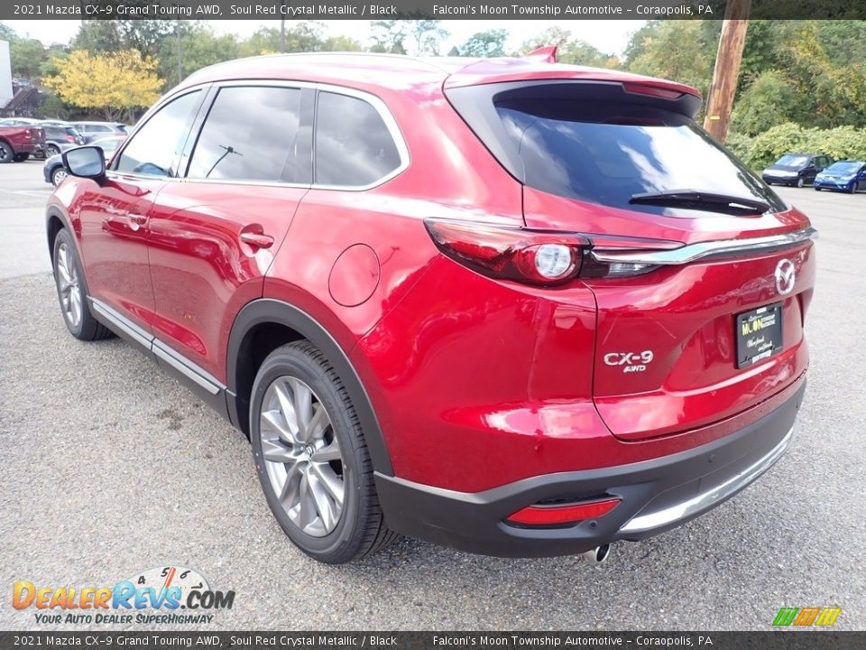 2021 Mazda CX-9 Grand Touring AWD Soul Red Crystal Metallic / Black Photo #6