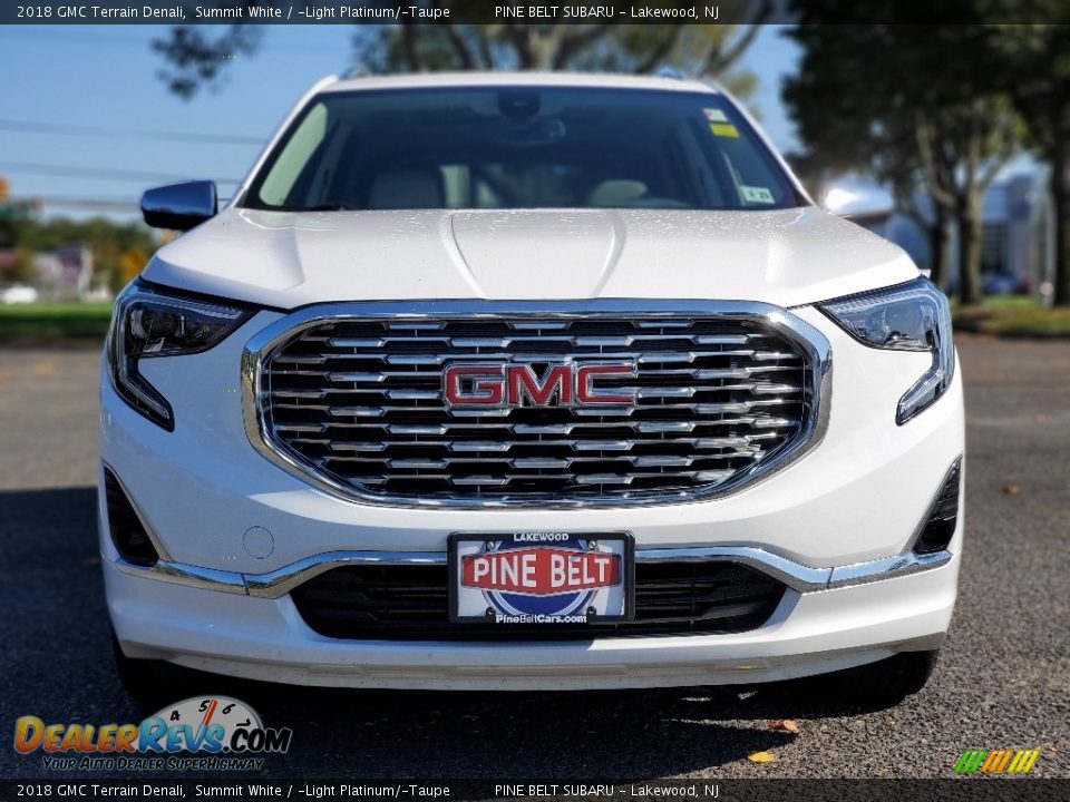 2018 GMC Terrain Denali Summit White / ­Light Platinum/­Taupe Photo #17