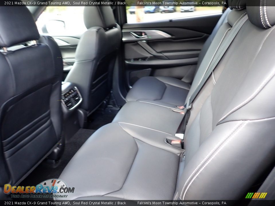 Rear Seat of 2021 Mazda CX-9 Grand Touring AWD Photo #8