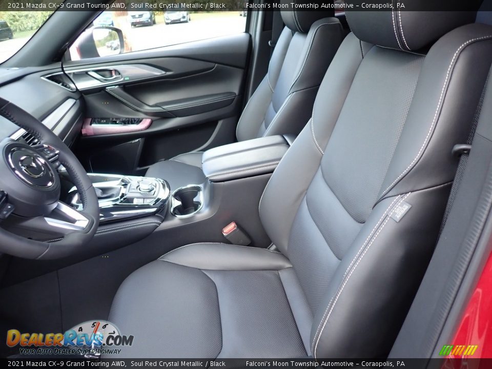 Black Interior - 2021 Mazda CX-9 Grand Touring AWD Photo #11