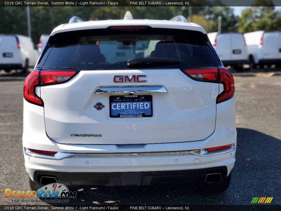 2018 GMC Terrain Denali Summit White / ­Light Platinum/­Taupe Photo #21