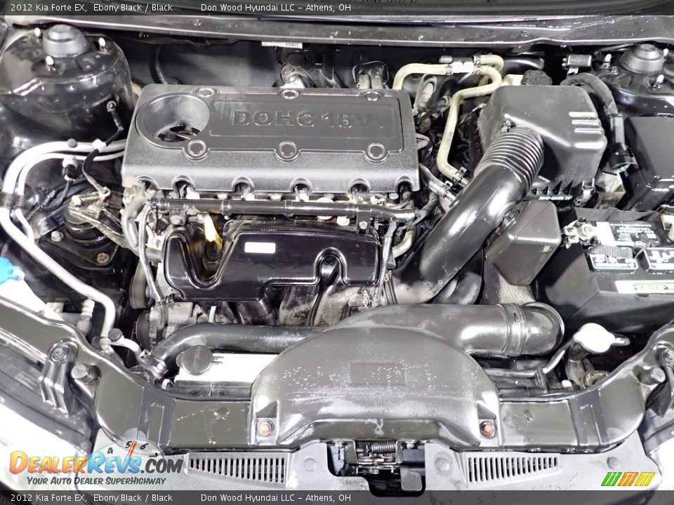 2012 Kia Forte EX Ebony Black / Black Photo #6