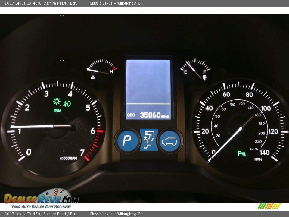 2017 Lexus GX 460 Starfire Pearl / Ecru Photo #7