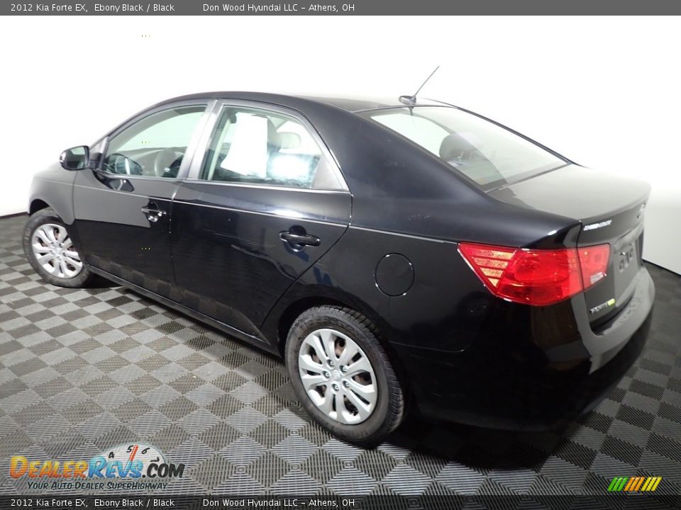 2012 Kia Forte EX Ebony Black / Black Photo #9