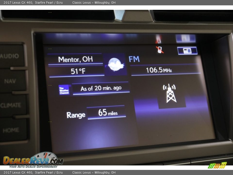 2017 Lexus GX 460 Starfire Pearl / Ecru Photo #10