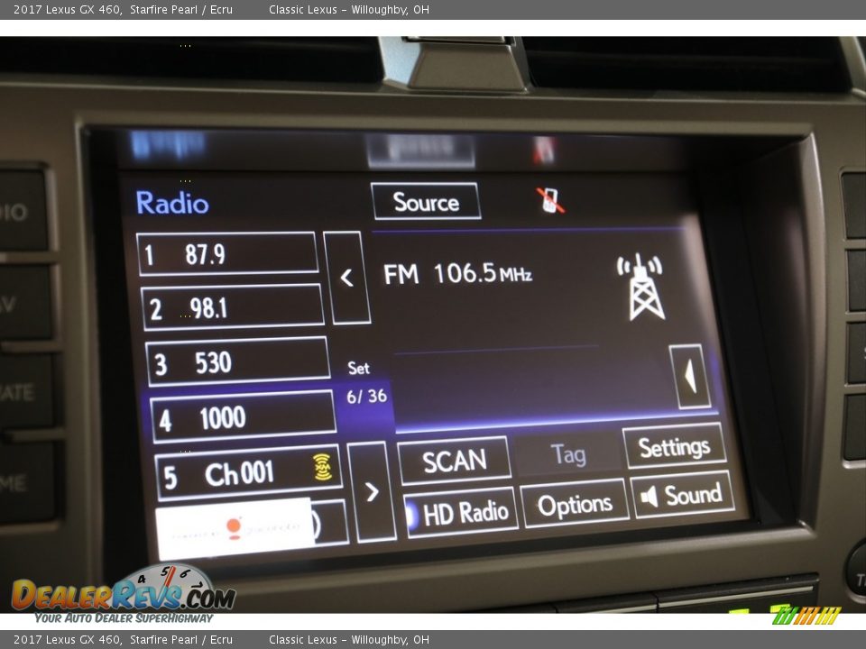 2017 Lexus GX 460 Starfire Pearl / Ecru Photo #11