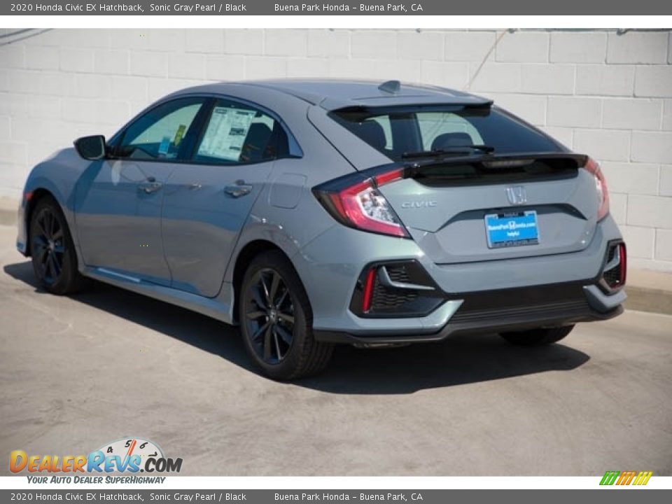 2020 Honda Civic EX Hatchback Sonic Gray Pearl / Black Photo #2