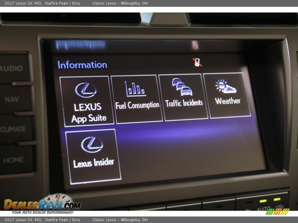 2017 Lexus GX 460 Starfire Pearl / Ecru Photo #15