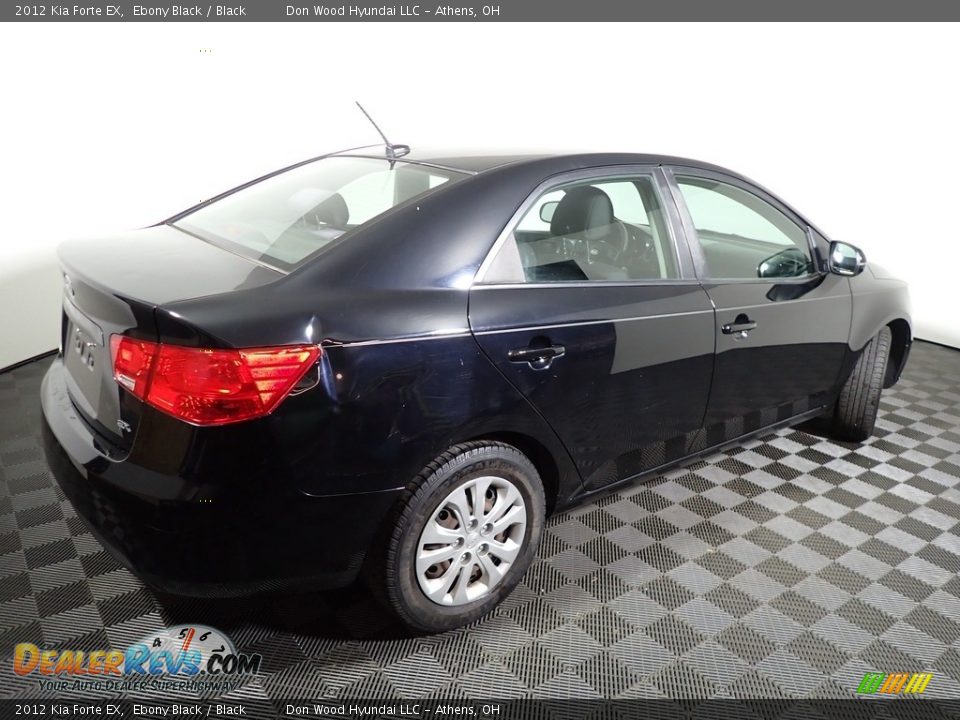 2012 Kia Forte EX Ebony Black / Black Photo #14