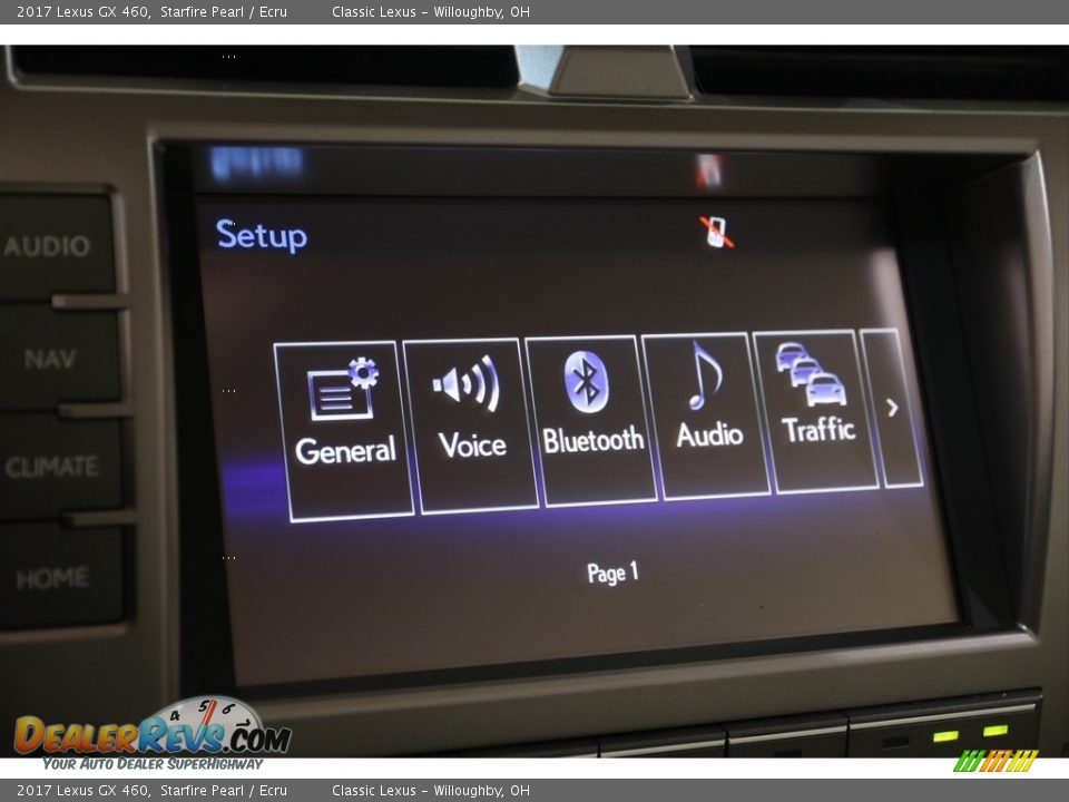 2017 Lexus GX 460 Starfire Pearl / Ecru Photo #16