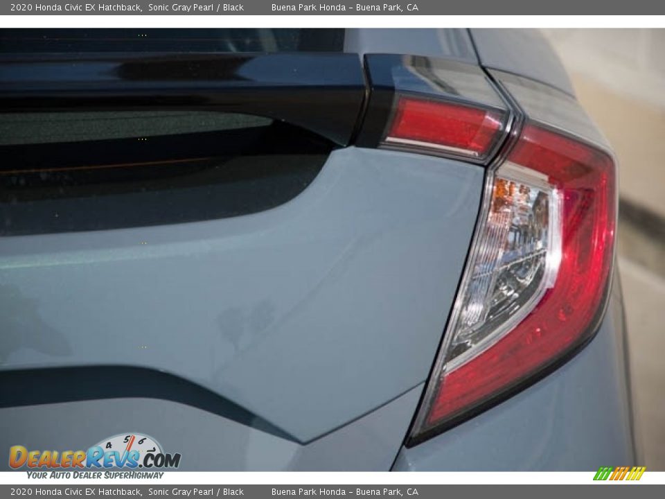 2020 Honda Civic EX Hatchback Sonic Gray Pearl / Black Photo #7