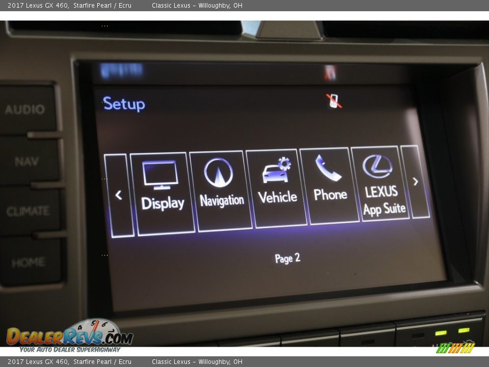 2017 Lexus GX 460 Starfire Pearl / Ecru Photo #17