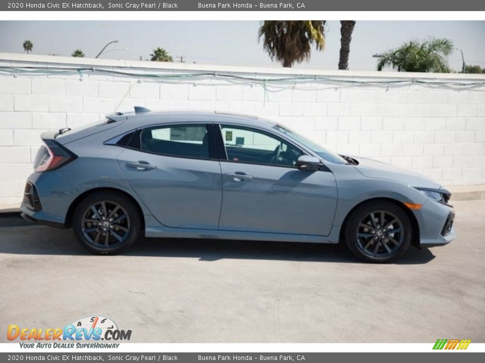 2020 Honda Civic EX Hatchback Sonic Gray Pearl / Black Photo #8