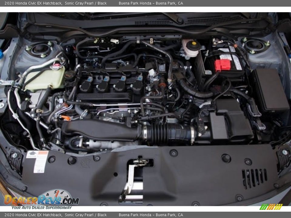 2020 Honda Civic EX Hatchback Sonic Gray Pearl / Black Photo #9