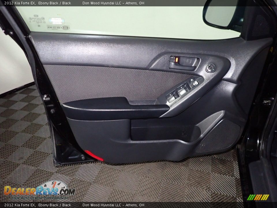 2012 Kia Forte EX Ebony Black / Black Photo #16