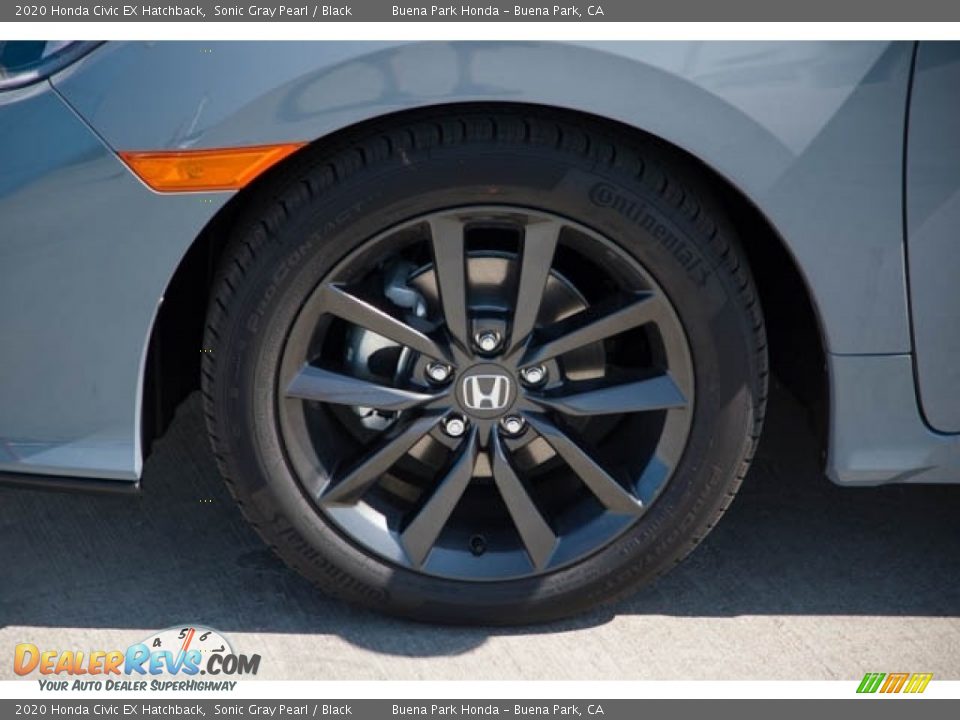 2020 Honda Civic EX Hatchback Sonic Gray Pearl / Black Photo #10