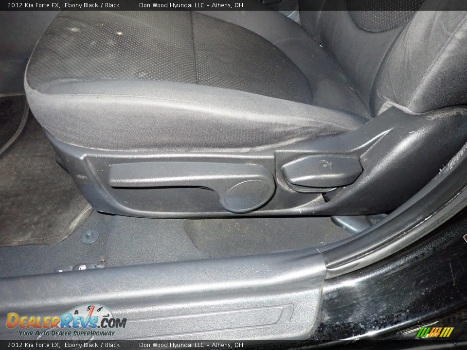 2012 Kia Forte EX Ebony Black / Black Photo #17