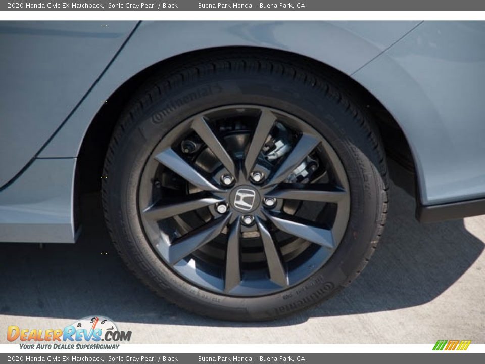 2020 Honda Civic EX Hatchback Sonic Gray Pearl / Black Photo #11