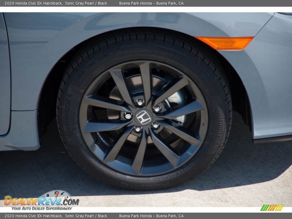 2020 Honda Civic EX Hatchback Sonic Gray Pearl / Black Photo #13