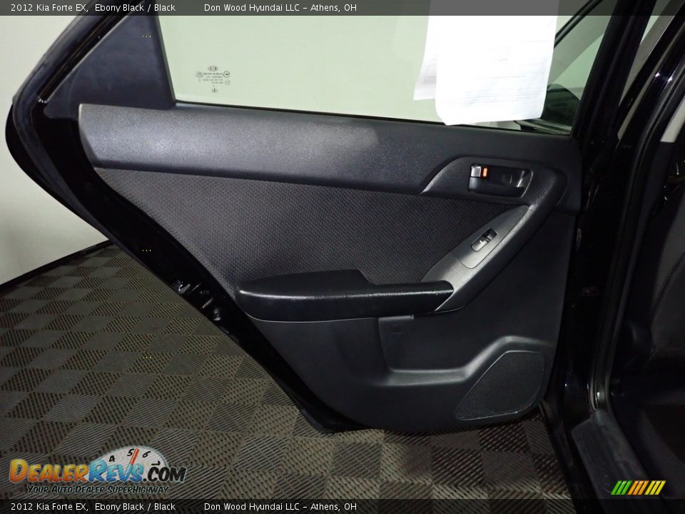 2012 Kia Forte EX Ebony Black / Black Photo #20