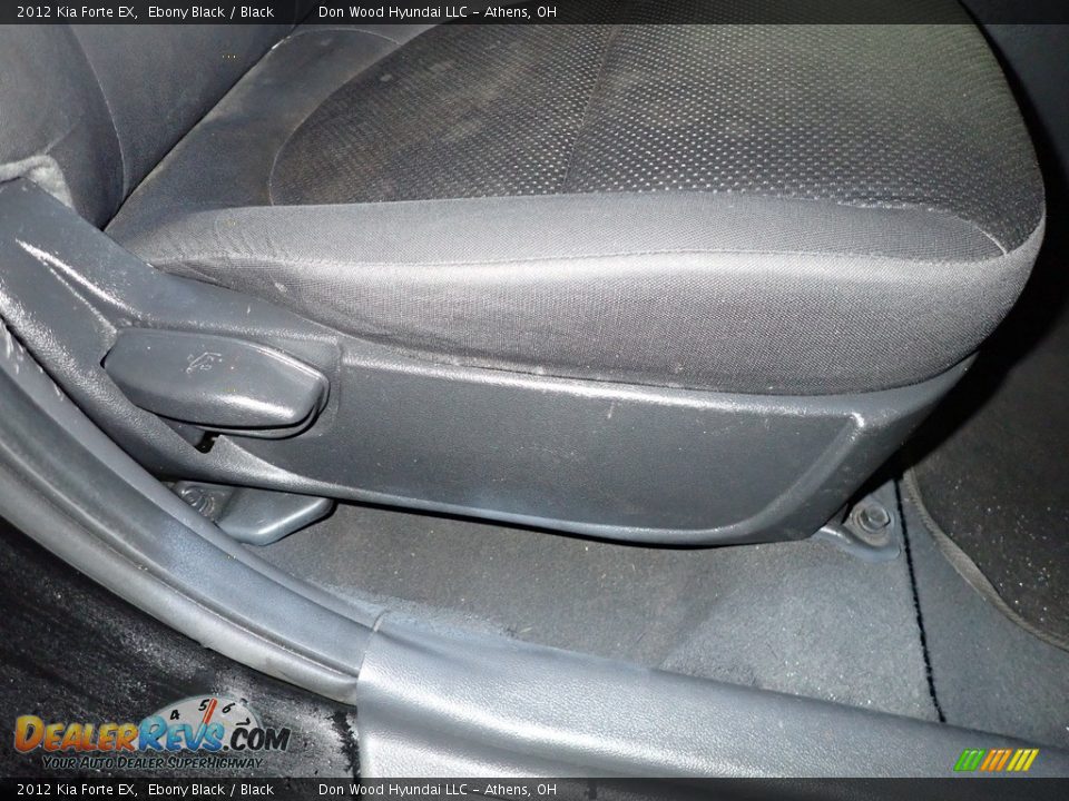 2012 Kia Forte EX Ebony Black / Black Photo #25